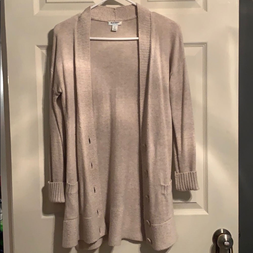 Cream Old Navy cardigan